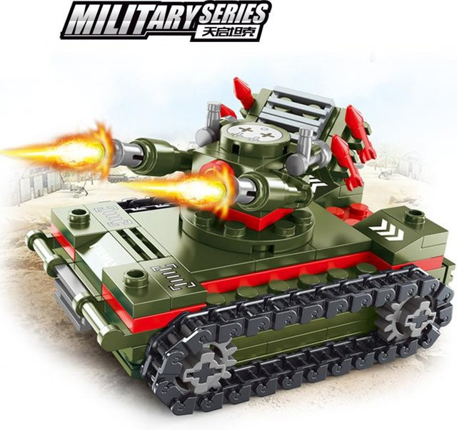 Bai Fen Bai dolls and toys MOC Kampfpanzer Tiger Bausteine Set ab 6-12 Jahre - Bild 1