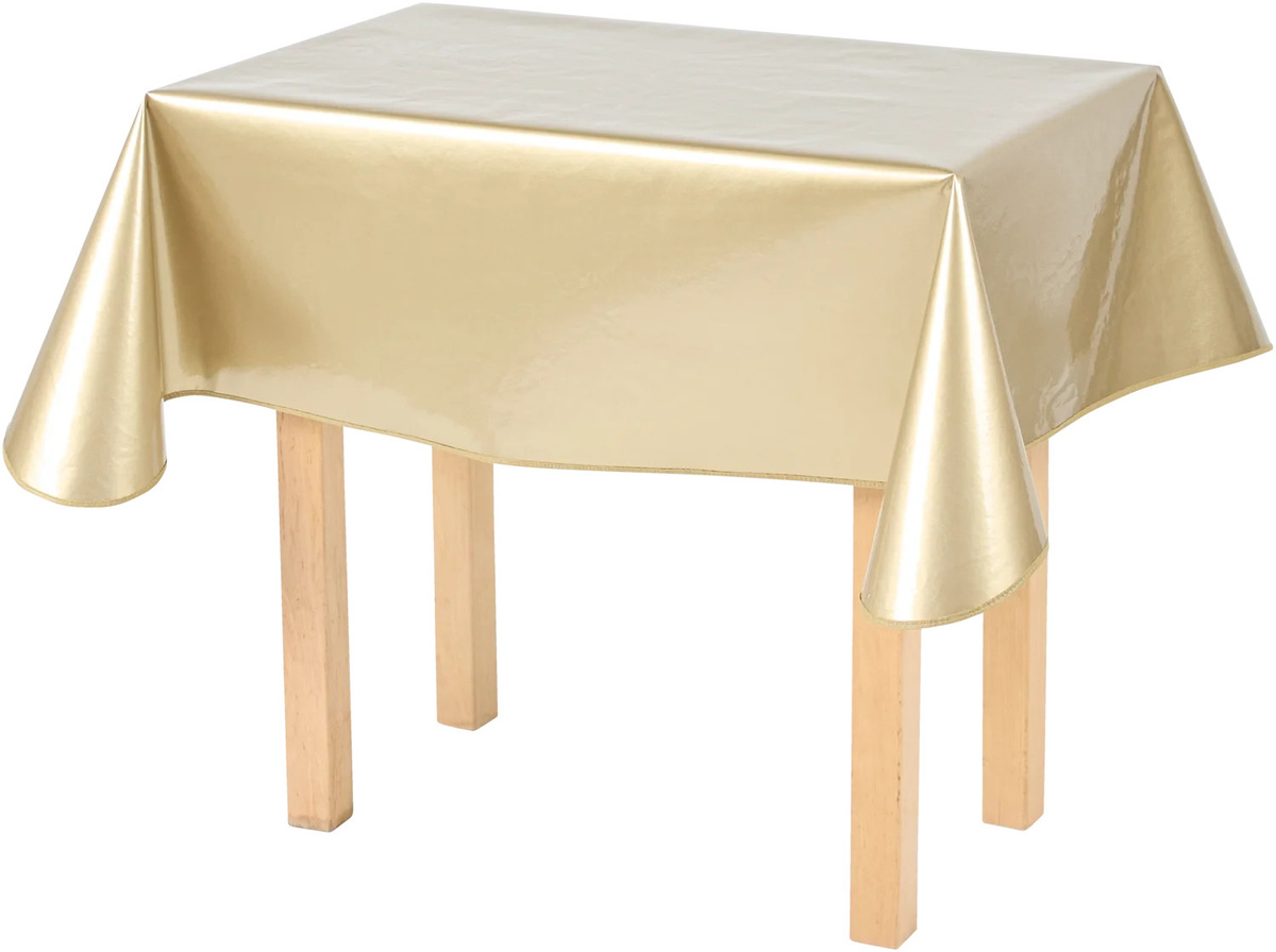 LIVARNO HOME Lacktischdecke Weihnachten, Gold, B/T: 110 x 140 cm - Bild 2