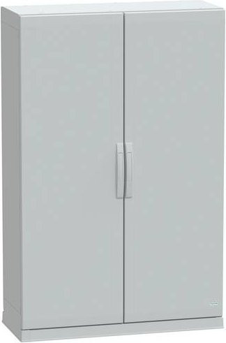 Schneider Electric Schaltschrank-Leergehäuse aus Kunststoff in Grau, B/H/T: 42 x 100 x 21 cm - Bild 1