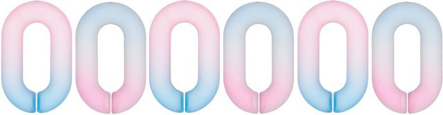 Rico Design Kettenglieder, matt, Pink/Blau - Bild 1