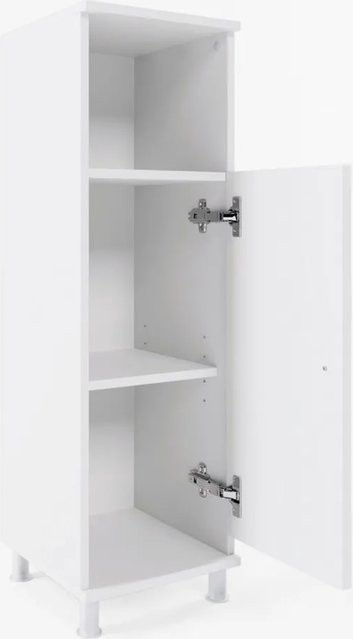 Vicco Midischrank Fynn Badschrank Weiß B: 30 cm, H: 95 cm - Bild 1