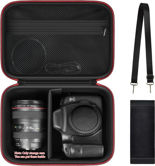 Kompakte Kamera-Umhängetasche von paiyule in Schwarz, passend für Canon EOS R100 und Canon EOS R50 spiegellose Kameras - Bild 1