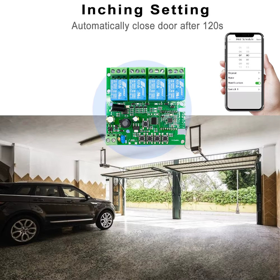 Scimagic-RC EWelink Smart Wifi Schalter 4CH WLAN Relais in Weiß für Alexa und Google Assistant - Bild 2