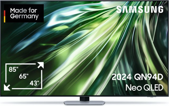 Samsung GQ55QN94DATXZG AI Neo QLED Mini LED Smart TV in Schwarz mit 4K UHD und 55 Zoll - Bild 1