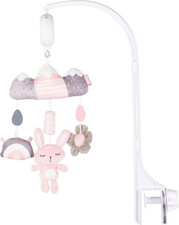 Chipolino Musik Mobile sleeping Rabbit, rosa, Plüsch / Textil