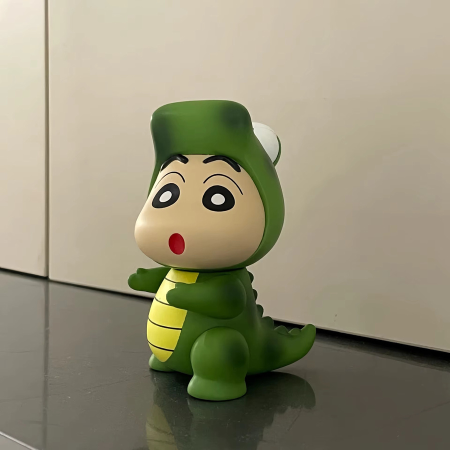Bandai Crayon Shin-Chan Figur, Einzelfigur, Kunststoff, Grün - Bild 3
