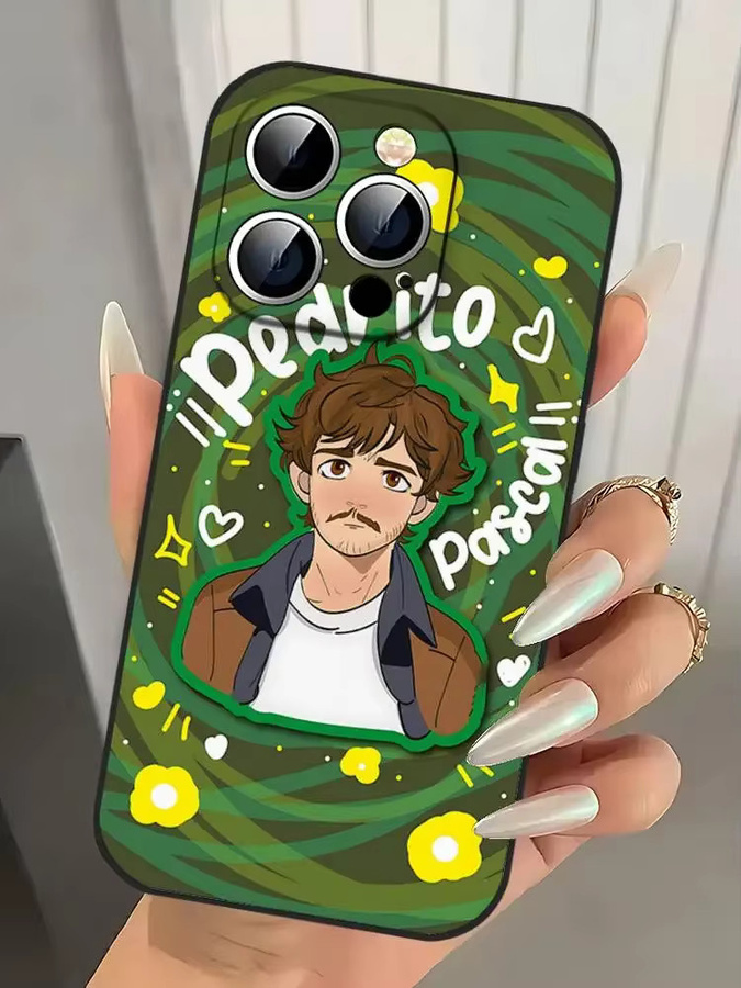 Pedro Pascal Handyhülle in Schwarz passend für verschiedene Apple iPhone Modelle - Bild 7