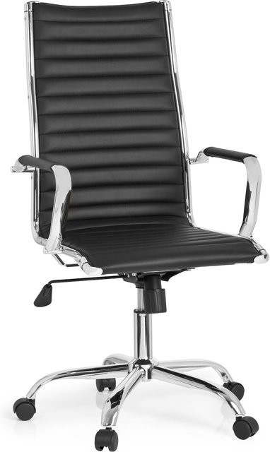 hjh OFFICE Profi Chefsessel VEMONA 20 aus Kunstleder mit Armlehnen - Bild 1