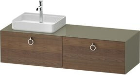 Duravit Waschtischunterschrank White Tulip in Weiß, B/T: 160 x 55 cm - Bild 1