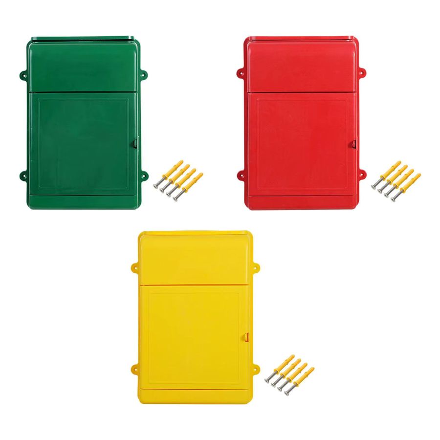 Kesoto Wandmontierter Briefkasten und Vorschlagskasten, B/H/T: 34,5 x 26 x 7 cm - Bild 3