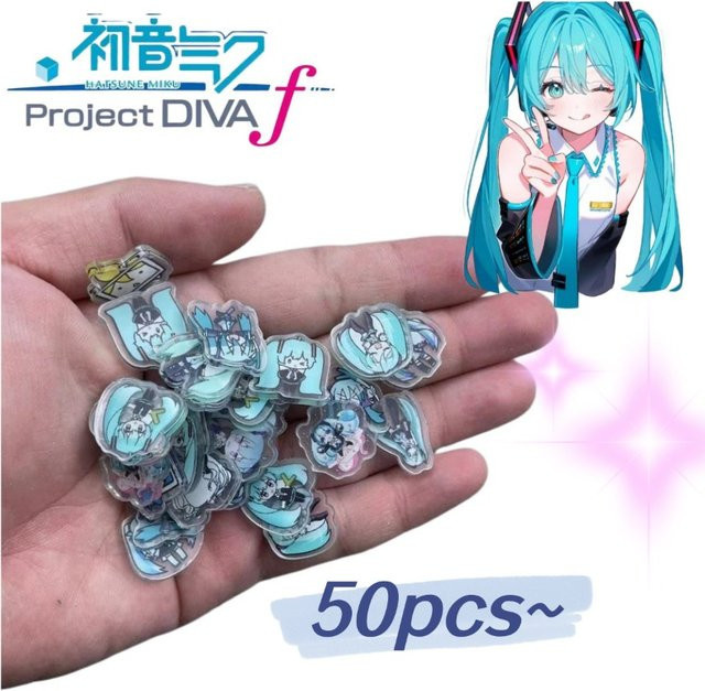 Bandai Vocaloid Hatsune Miku Acryl-Anhänger, DIY Bastelzubehör - Bild 1