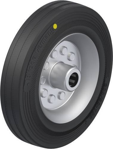 Blickle Schwerlast-Rad 200/20R-EL in Schwarz mit Kunststoffrolle und 200 mm Durchmesser (Tragfähigkeit max. 205 kg) - Bild 1