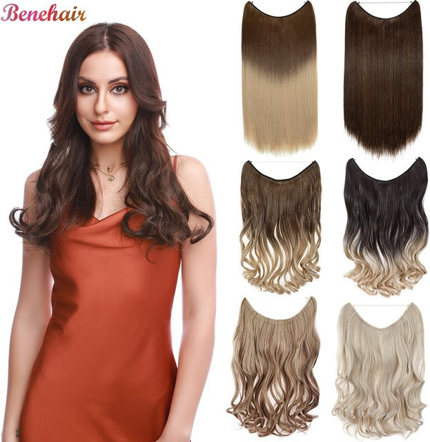 BENIHAIR Haarverlängerung, synthetisch, gewellt, 50,8 cm, Damen - Bild 1