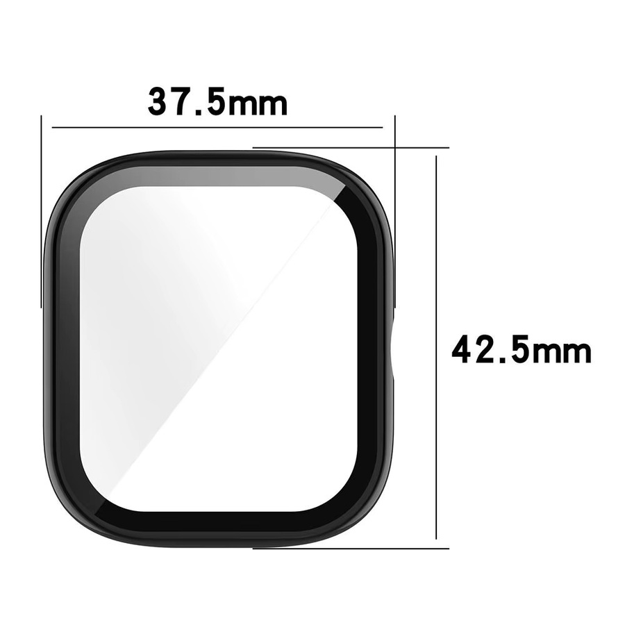 Amazfit GTS 4 Mini Schutzhülle mit gehärtetem Glas, Schwarz, transparent - Bild 5