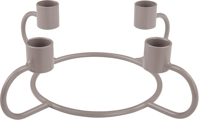 Visiona Kerzenhalter Mira in Taupe aus Metall für den Tisch - Bild 1