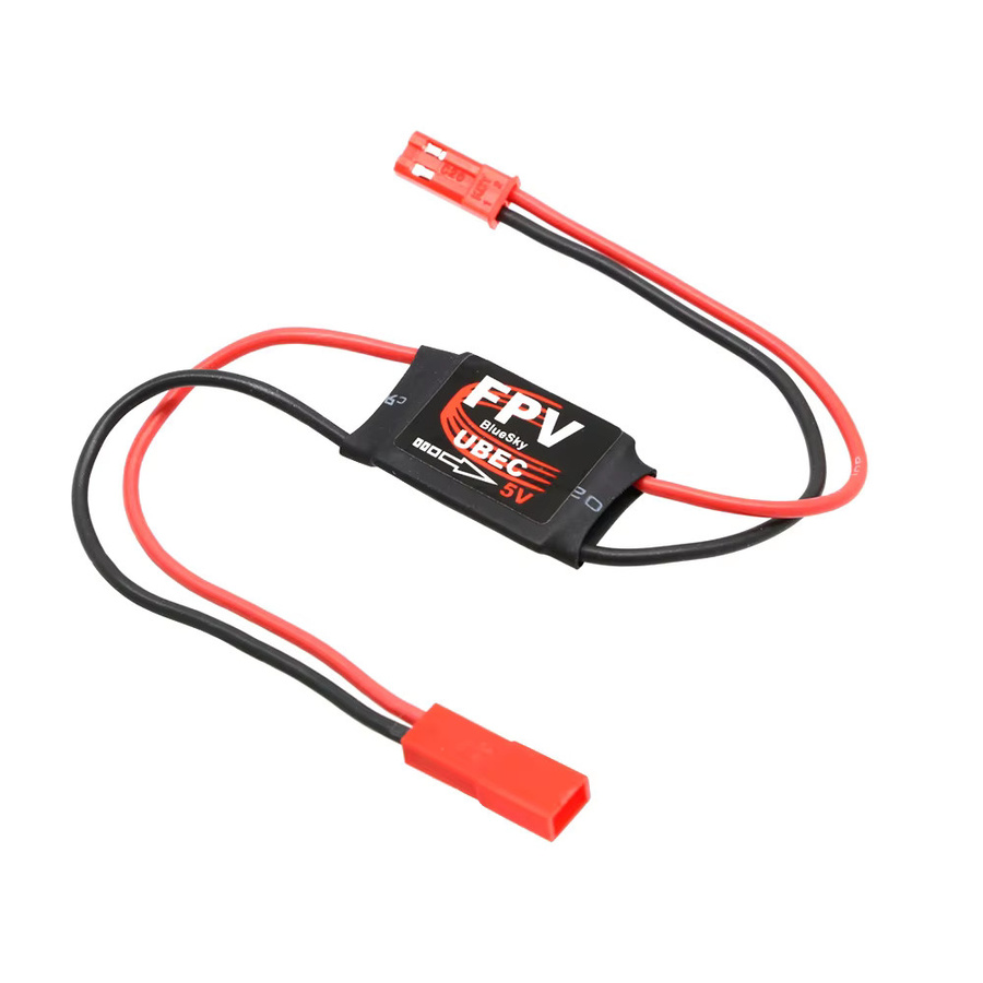 U-Angel-1988 DC-DC Konverter Step Down Modul UBEC 3A 5V/12V BEC Mini in Schwarz für RC Flugzeuge, Quadcopter und Kameras - Bild 2