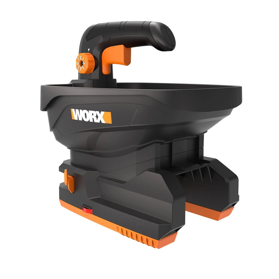 Worx Akku-Handstreuer WG869E.9 20 V in Schwarz-Orange ohne Akku und Ladegerät - Bild 2