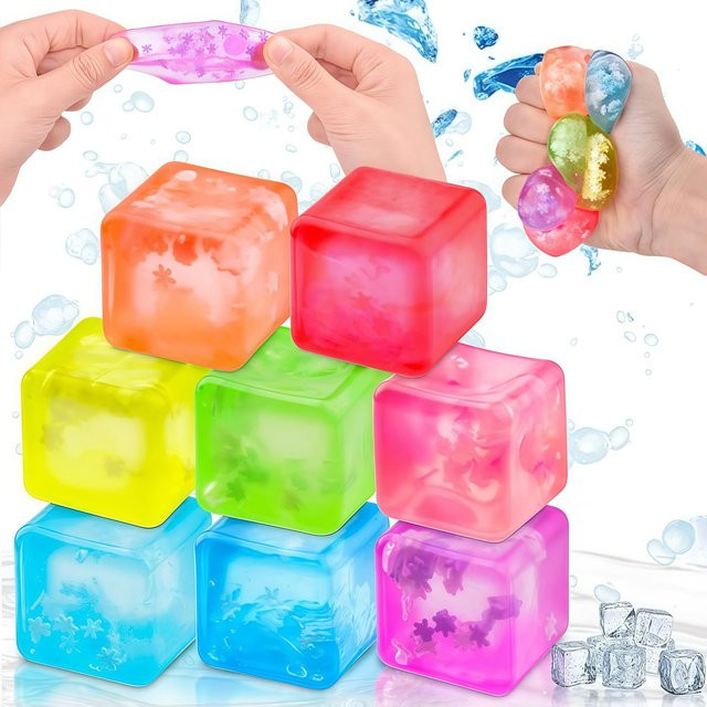 Datgo Maltose-Schnee-Eiswürfel-Stressbälle, Stressabbau-Spielzeuge - Bild 1