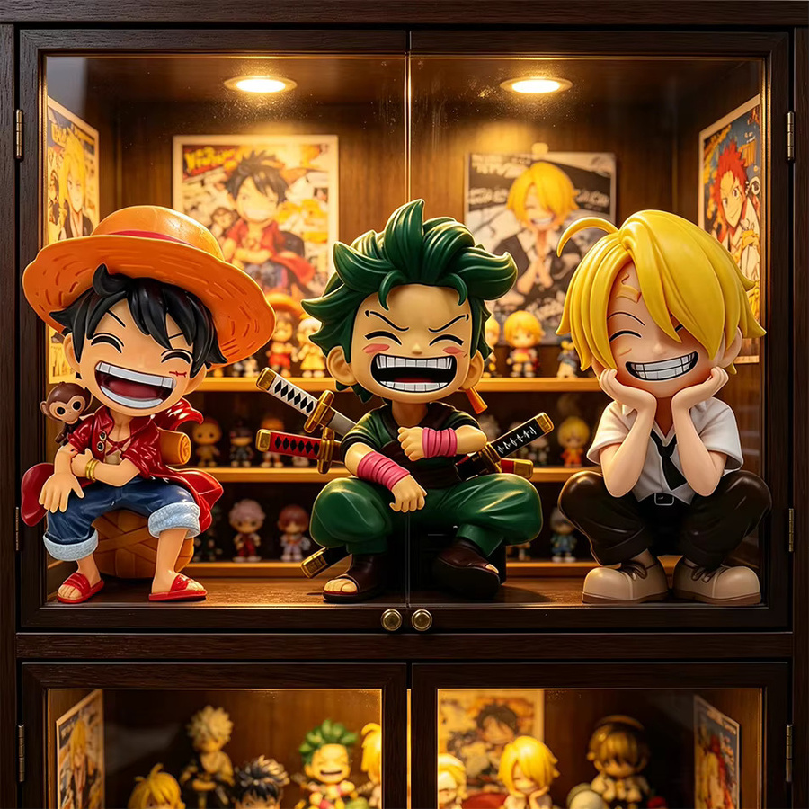 Bandai One Piece Monkey D Luffy Roronoa Zoro, Einzelfigur, Kunststoff - Bild 5