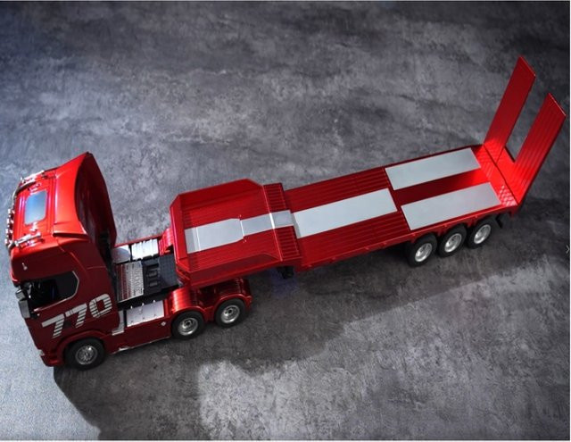 HUINA 770S RC Traktor-LKW mit Anhänger, Modell RTR, 1:24, Licht und Sound - Bild 1