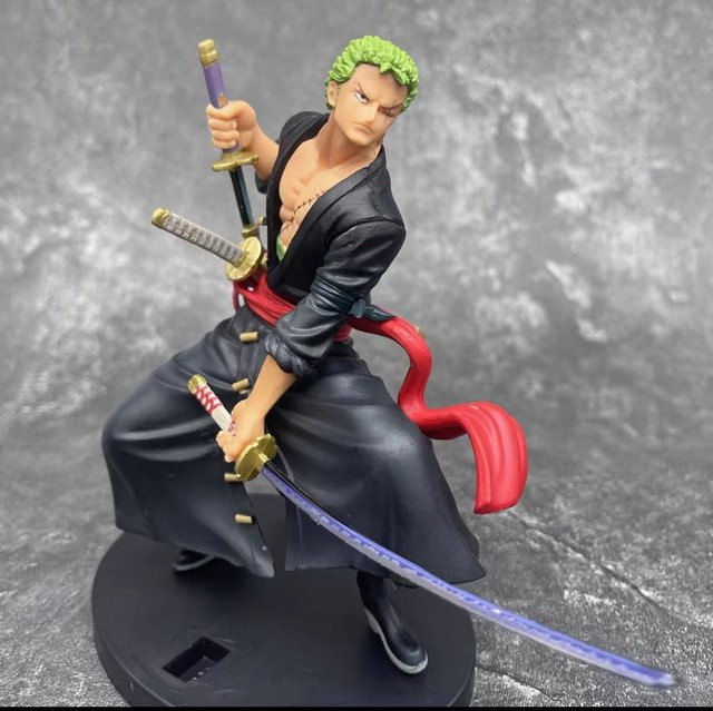 Bandai One Piece Anime-Figur Roronoa Zoro Actionfigur Multicolor - Bild 1
