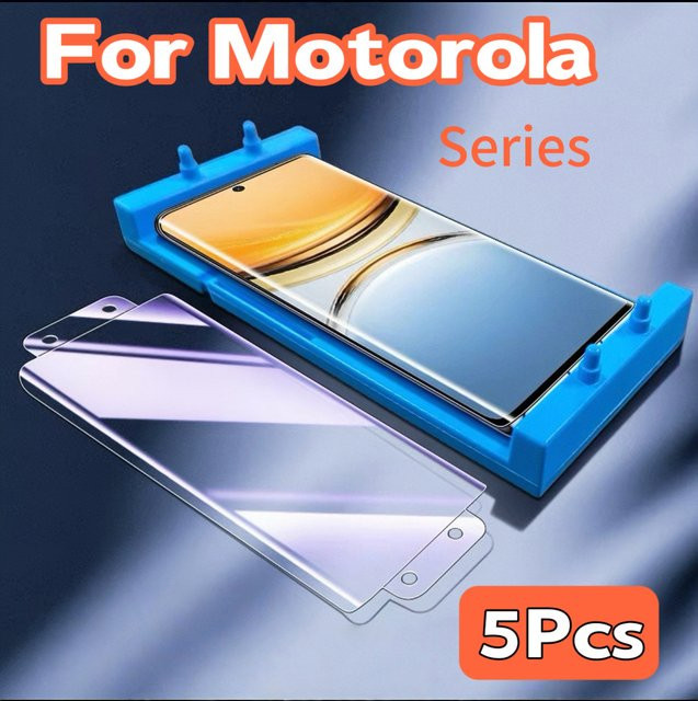 Motorola Keramikfolie Displayschutzfolie Set mit 5 Stück für Moto Edge X40 X30 S30 Ultra Pro Fusion in Transparent - Bild 1