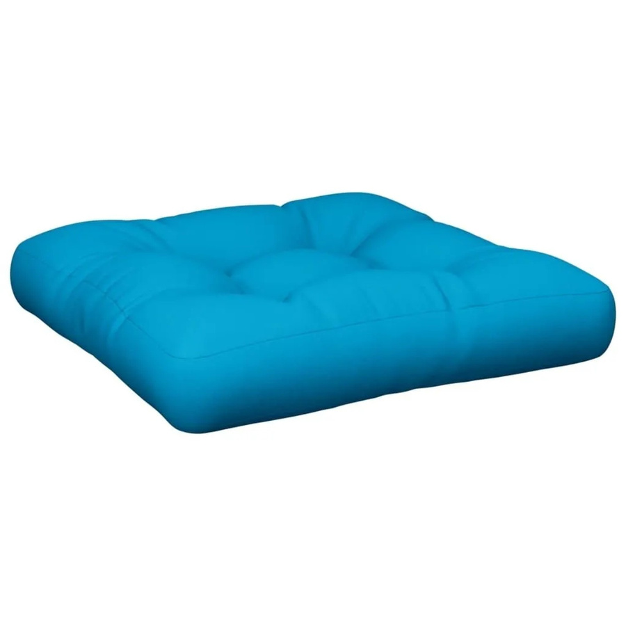 vidaXL Palettenkissen Blau aus Polyester, B/T/H: 60 x 60 x 12 cm - Bild 2