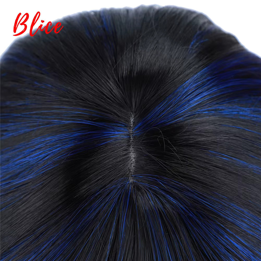 Blice Perücke, synthetisch, kurz, gerade, FT1B / blau, Damen - Bild 2