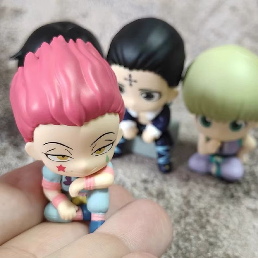 Bandai Hunter x Hunter Q Version Anime Actionfigur Chrollo Lucilfer und Kurapika aus PVC in Multicolor, Höhe: 9 cm - Bild 4