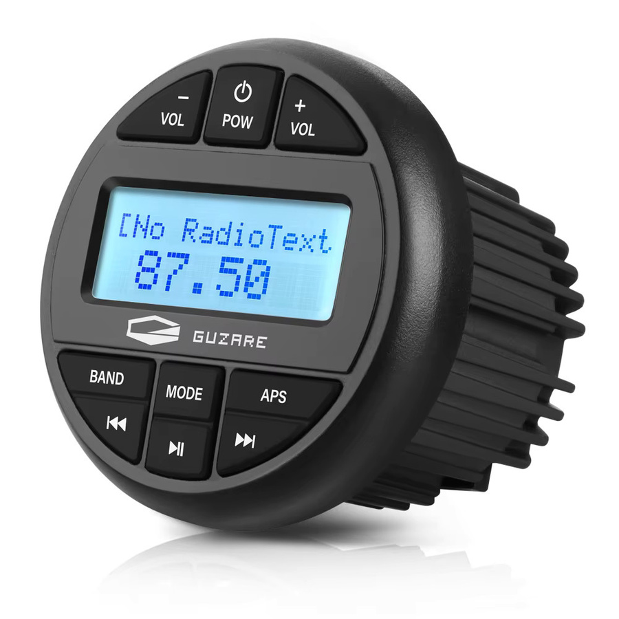 GUZARE Marine DAB+ Radio Stereo in Schwarz mit Bluetooth, AM/FM und MP3 Player für Boot, Yacht und Jetski - Bild 5