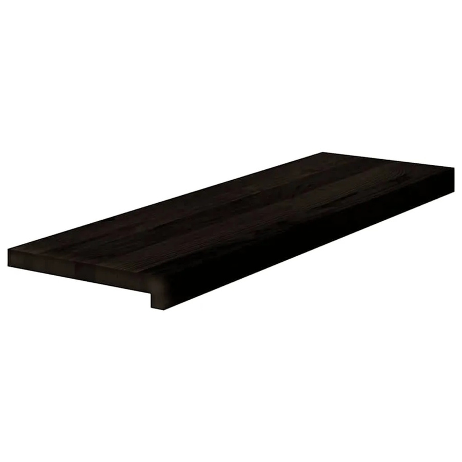 vidaXL Treppenstufen aus Massivholz Eiche, 16 Stück, Dunkelbraun, B: 80 cm, T: 25 cm, H: 2 cm - Bild 2