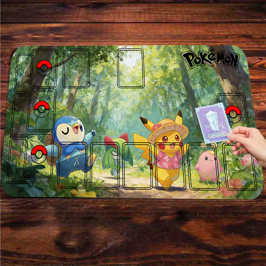 Potdemiel Pokémon Pikachu TCG Spielmatte, Gaming-Mauspad, Schreibtischunterlage - Bild 3