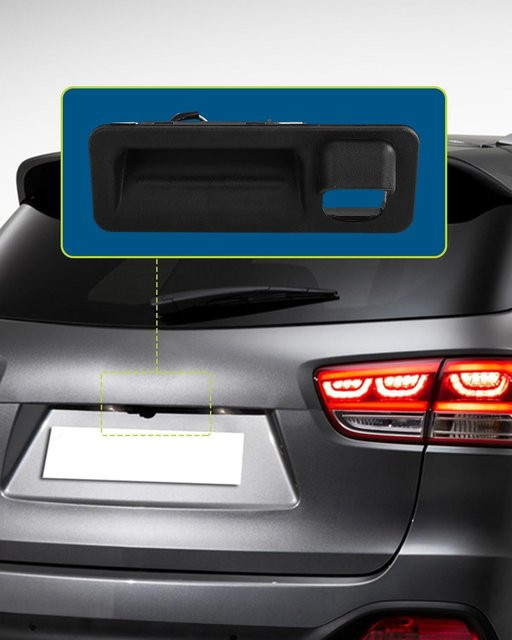 Heckklappenöffnung Schalter für Kia Sorento 2015-2020 Ersatz für 81260-C5010 81260C5010 Kofferraumdeckel-Öffnungsknopf in Schwarz - Bild 1