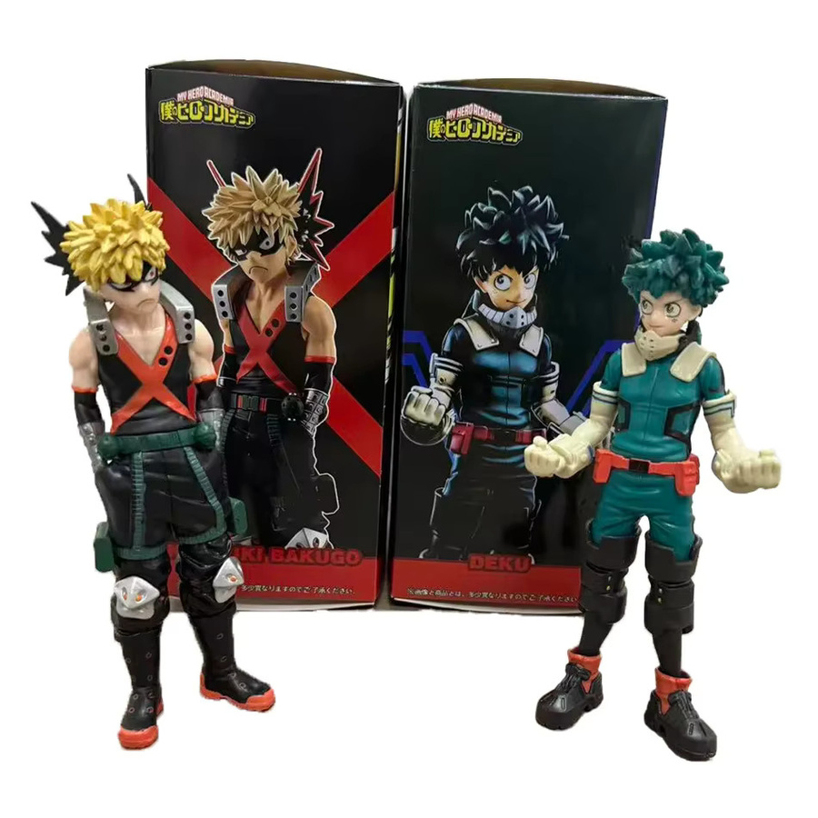 Bandai My Hero Academia Izuku Midoriya Katsuki Bakugo Figur, PVC-Modell, 17cm - Bild 3