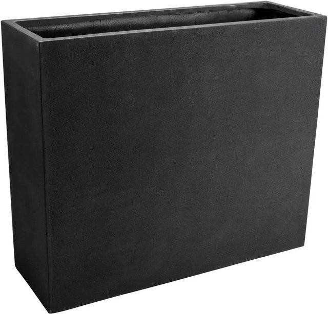 Vivanno Pflanzkübel Raumteiler Elemento in Anthrazit aus Fiberglas, B/T/H: 88 x 30 x 75 cm - Bild 1