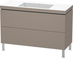 Duravit Waschtischunterschrank L-Cube c-bonded mit 2 Auszügen, Breite: 120 cm, Tiefe: 48 cm, Höhe: 69,8 cm - Bild 1