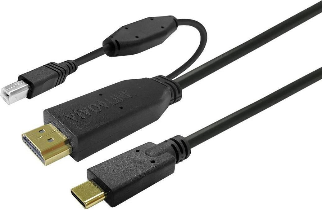 VivoLink PROUSBCHDMIUSBB3 USB-C auf HDMI und USB Adapter - Bild 1