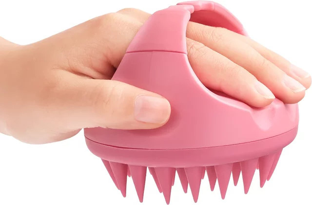 Silikon-Kopfhautmassagegerät, Shampoo-Bürste, Unisex - Bild 1