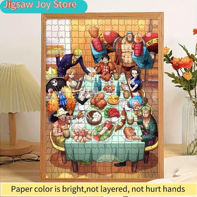 KAYOU One Piece Strohhut-Piraten Papierpuzzle, bunt - Bild 1