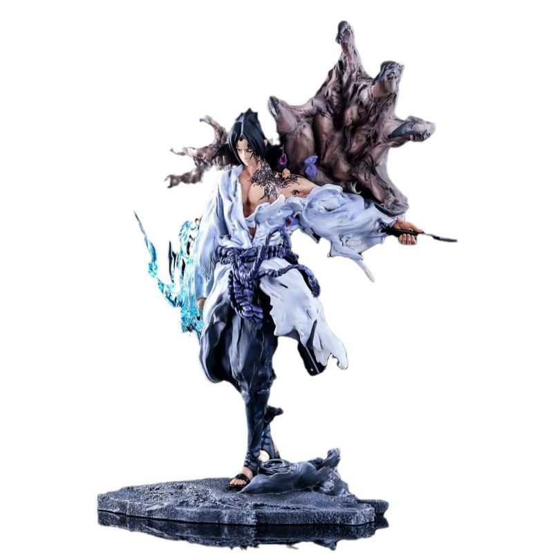Tiemu Anime Actionfigur Sasuke Uchiha und Kakashi Hatake aus PVC, mehrfarbige Statue für deinen Schreibtisch - Bild 5