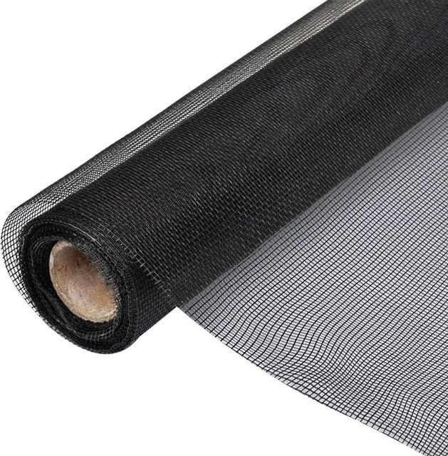 vidaXL Insektenschutzgitter aus Fiberglas Mesh-Rolle für Tür und Fenster, Schwarz, B: 100 cm, L: 500 cm - Bild 1