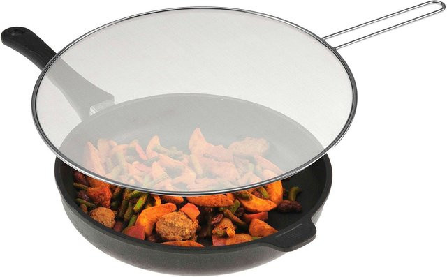 Westmark Spritzschutz Sieb aus Metall in Silber, rund mit feinem Mesh-Gewebe, Durchmesser: 30,0 cm - Bild 1