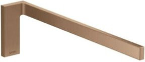 Hansgrohe Axor Uni Rectangular Duscharmatur, wandmontiert, gebürstetes Rotgold, Breite: 38 cm - Bild 1