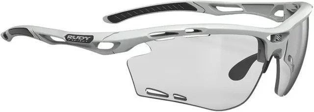Rudy Project Propulse Sportsonnenbrille, Unisex, Vollrand, Kunststoff, grau weiß - Bild 1
