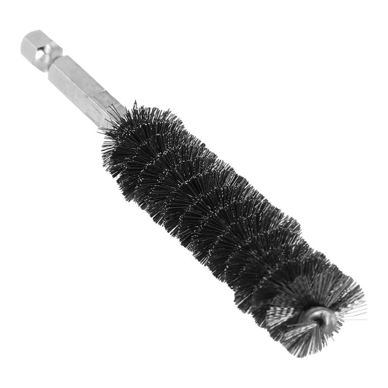 Vibratite Edelstahl Drahtbürste für elektrische Bohrer, Silber, 8-19mm - Bild 4
