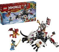 LEGO Ninjago Zilvar auf seinem Drachentier Grimtak Bauset ab 7 Jahren - Bild 2