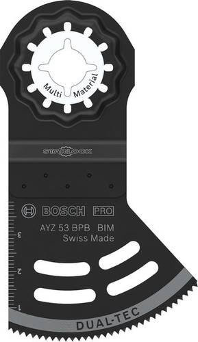 Bosch PRO AYZ 53 BPB Dual-Tec Sägeblatt für Multifunktionswerkzeuge, 25-teiliges Set für Holz, Kunststoff und Universalanwendungen, Farbe: Schwarz, Breite: 5,3 cm, Höhe: 5,3 cm - Bild 1