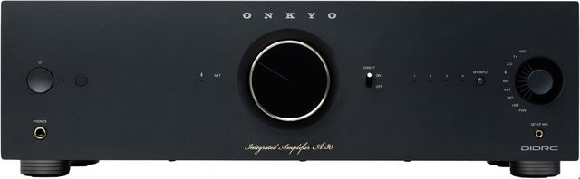 Onkyo A-50 Vollverstärker in Schwarz mit HDMI, USB-A und optischem Anschluss - Bild 1