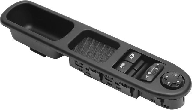Koogeelife Fensterheberschalter 6554.QC Ersatzzubehör in Schwarz passend für Peugeot 207 und Citroen C3 - Bild 1