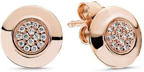 YIRAN Jewelry Ohrstecker 925 Silber, Gold, Zirkonia, Damen - Bild 1